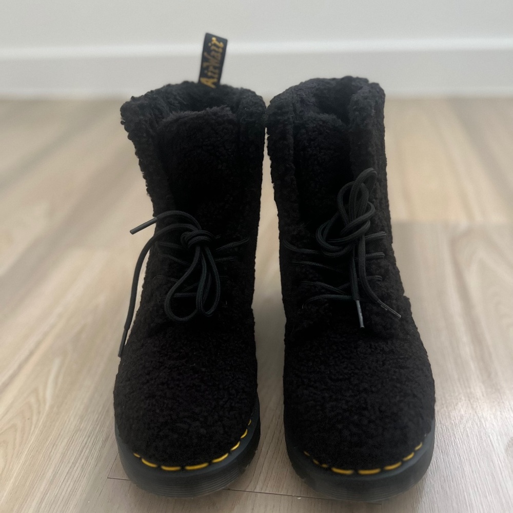 Dr. Martens 1460 Pascal Faux Shearling Boots